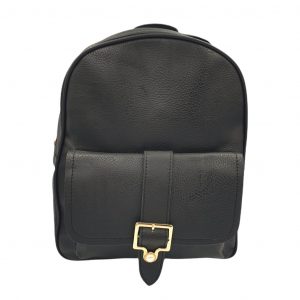 Γυναικεία τσάντα πλάτης (backpack) με αγκράφα στην τσέπη